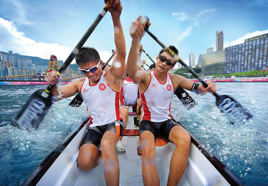 Dragonboating in the New Territories