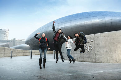 The race goes to Dongdaemun Design Plaza
