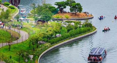 Songdo Central Park.
