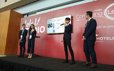 Students from the 2017 Singapore MICE Challenge.