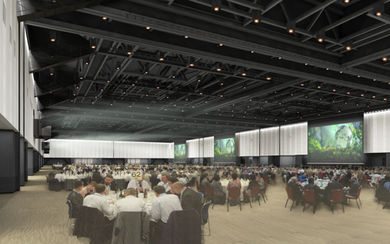 The new 5,000-seater multi-purpose hall is Japan’s largest.