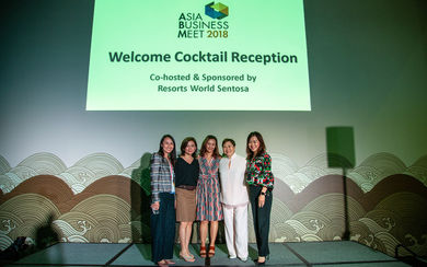 From left: Jeannie Lim, executive director, conventions, meetings & incentive travel, Singapore Tourism Board; Irene Chua, group publisher, Northstar Travel Media; Lynette Ang, CMO, Sentosa Development Corporation; Janet Tan-Collis, president, SACEOS; and Cara Puah, head of MICE and corporate sales, Resorts World Sentosa.