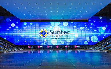Suntec Singapore Convention & Exhibition Centre.