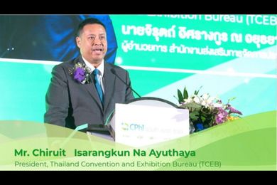 Chiruit Isarangkun Na Ayuthaya, president of TCEB.