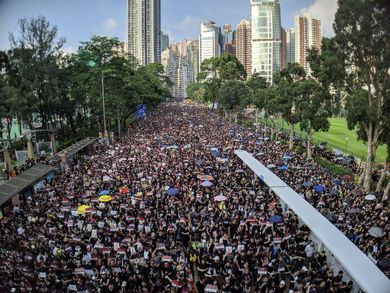 Hundreds of thousands of people have spent the summer protesting in Hong Kong. (WikiMedia Commons)