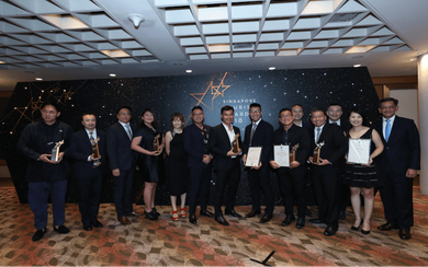 The winners of the MICE Excellence categories at Singapore Tourism Awards 2018
