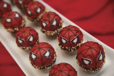 Spiderman desserts at Celebration of Sales Excellence 2016.
