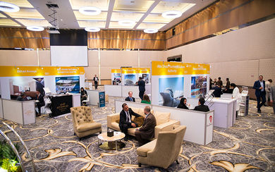 IBTM Arabia show floor.