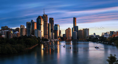 A waterfront view of downtown Brisbane. (Photo Credit: BilLiang/GettyImages)