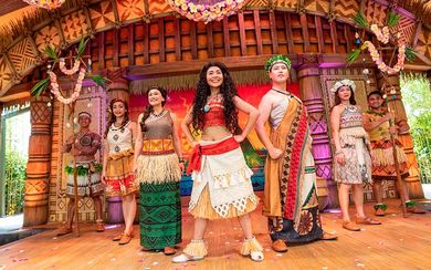 Moana: A Homecoming Celebration is the newest entertainment option for smaller corporate groups to enjoy an exclusive buyout event
