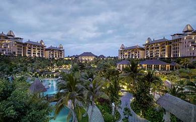 A panoramic view of Raffles Hainan.