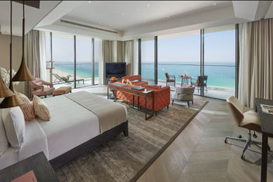 A suite at Mandarin Oriental Jumeira, Dubai.