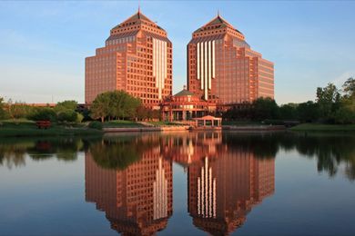 The Carlson Towers outside Minneapolis, CWT's headquarters. (Nikitsin/Shutterstock)