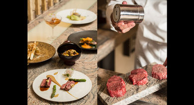 Gourmet cuisine at Mark's Teppanyaki