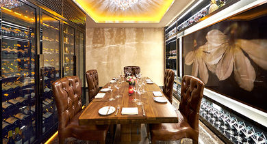Private Wine Room.