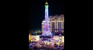 The Parisian Macao showcases its spectacular Eiffel Tower illumination light show ahead of the resort¹s opening in mid-September 2016.
