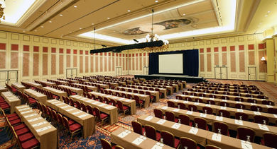 Venetian Macao Conference Classroom set up.