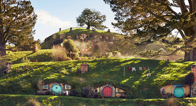 The Hobbiton Movie Set in Matamata