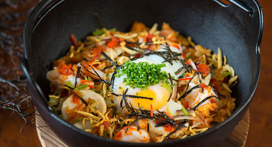 Kimchi Seafood Fried Rice