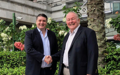 Matthew Smith (left) steps up as general manager while Bob Guy (right) will continue in his role as managing director until end-2018.