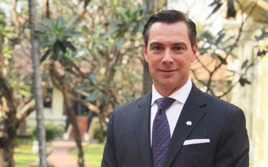 Oliver Dudler, cluster general manager of Raffles Hotel Le Royal, Phnom Penh and Raffles Grand Hotel d’Angkor, Siem Reap