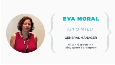 Eva Moral, General Manager, Hilton Garden Inn Singapore Serangoon.
