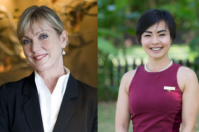 Mövenpick Resort & Spa Jimbaran Bali has named Chanelle Rose Garvey (left) as executive assistant manager and Shelly Darcy (right) as director of sales and marketing.