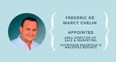 Frederic De Marcy Chelin, Area Director of Sales & Marketing – Indian Ocean, Outrigger Hotels & Resorts