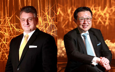 Left: Thomas Saig, vice president operations, Marco Polo Hotels - Hong Kong; Right: Dailp Singh, general manager, Marco Polo Hotels - Hong Kong.