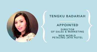Tengku Badariah, director of sales and marketing, New World Petaling Jaya Hotel