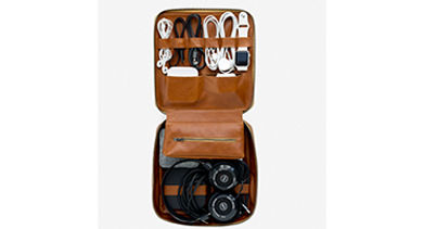 Organise tech accessories with a Tech Dopp Kit