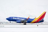 Southwest Airlines Aircraft Winter