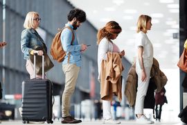 Airport Security Line