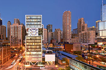 Godfrey Hotel Chicago night city