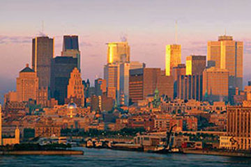 Montreal city skyline