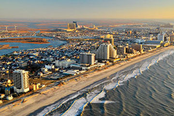 Atlantic City shoreline