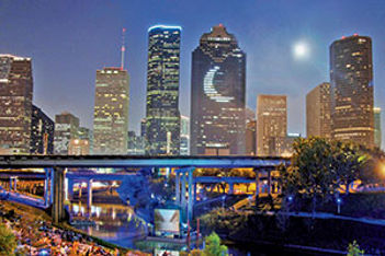 Houston city night