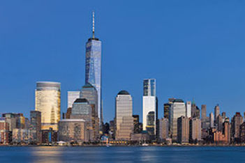 WTC Manhattan skyline