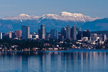 Bellevue Wash skyline