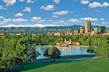Denver day skyline