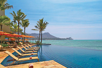 Sheraton Waikiki pool shore
