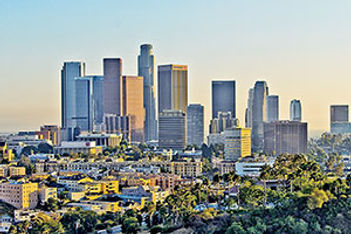 Los Angeles city skyline
