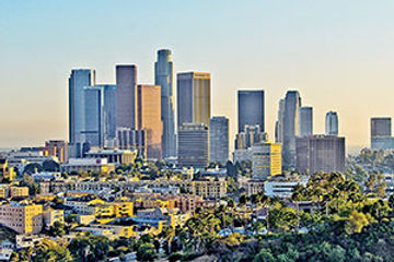 Los Angeles city skyline