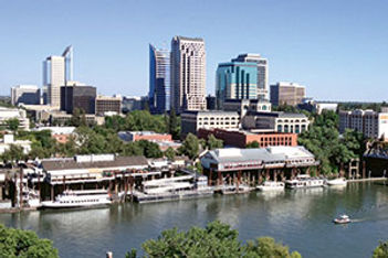West Sacramento river downtown