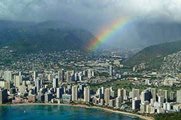 Hawaiian coast rainbow opener