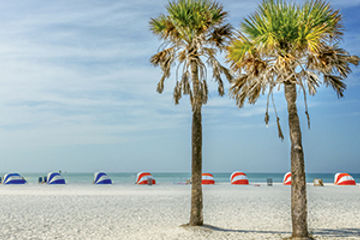 White sand beach Clearwater