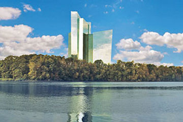 Mohegan Sun Hotel by water