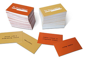 stack cards