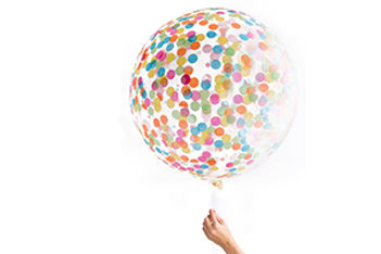 Confetti-Stuffed Balloons