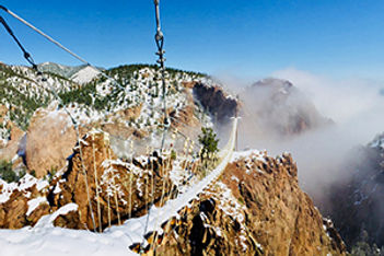 Winter Ziplining